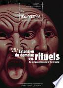 le Sociographe n°25 : Extension du domaine des rituels