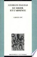 Le soleil et l'absence