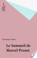 Le Sommeil de Marcel Proust