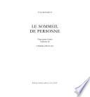 Le sommeil de personne