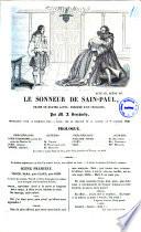 Le sonneur de Sain-Paul drame en quatre actes, precede d'un prologue par M. J. Bouchardy