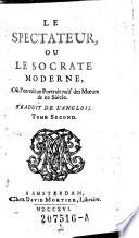 Le spectateur, ou, le Socrate moderne