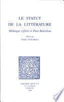 Le Statut de la littérature