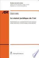 Le statut juridique de l'air