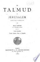 ¬Le Talmud de Jérusalem