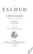 Le Talmud de Jérusalem