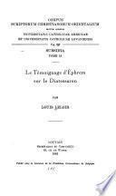 Le témoignage d'Éphrem sur le Diatessaron