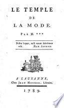 Le temple de la mode par M. *** [Marie Uranie Rose Moneron]