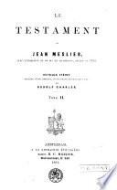 Le testament de Jean Meslier