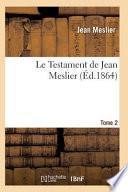 Le Testament de Jean Meslier