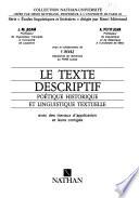 Le texte descriptif