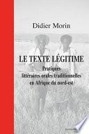 Le texte légitime