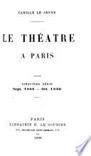 Le théâtre à Paris