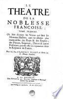 Le theatre de la noblesse francoise