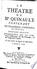 Le théâtre de Mr Quinault,