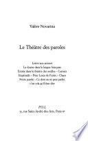 Le théâtre des paroles