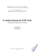 Le théâtre français du XVIIIe siècle