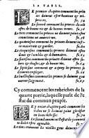 Le thresor de sapience et fleur de toute bonte, remply de plusieurs bonnes authoritez des sages philosophes , & autres, lequel enseigne la voye et le chemin que l'homme doibt tenir en ce monde, durant le temps de sa calamiteuse vie