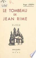Le tombeau de Jean Rime (6 juillet 1907-19 juin 1940)