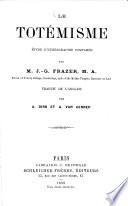 Le Totémisme