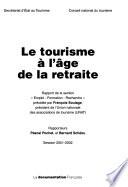 Le tourisme à l'âge de la retraite