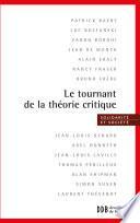 Le tournant de la théorie critique