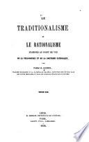 Le traditionalisme et le rationalisme