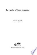 Le trafic d'êtres humains