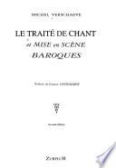 Le traité de chant et mise en scène baroques
