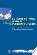 Le traité de Rome