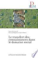 Le transfert des connaissances dans le domaine social