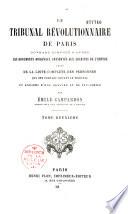 Le tribunal révolutionnaire de Paris