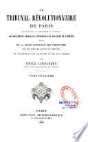 Le tribunal révolutionnaire de Paris