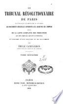 Le Tribunal révolutionnaire de Paris
