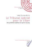 Le Tribunal spécial pour le Liban: une juridiction hybride d'un genre nouveau