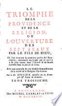Le triomphe de la providence et de la religion, ou l'ouverture des sept seaux par le fils de Dieu