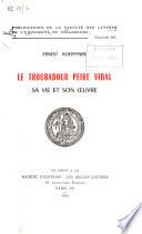 Le troubadour Peire Vidal