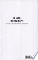 Le veau de boucherie