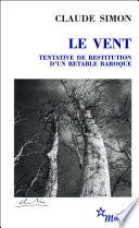 Le Vent. Tentative de restitution d'un retable baroque