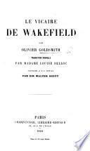 Le vicaire de Wakefield ... Traduction nouvelle par Madame Louise Belloc, etc