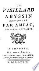 Le Vieillard Abyssin, rencontrée par Amlac