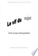 Le vif du sujet