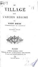 Le village sous l'ancien régime