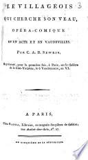 Le villageois qui cherche son veau,