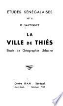 Le ville de Thiès
