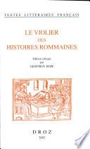 Le violier des histoires rommaines