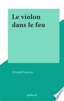 Le violon dans le feu