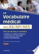 Le vocabulaire médical des AS/AP/AES