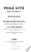 Le voile levé pour les curieux