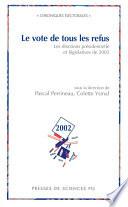 Le vote de tous les refus